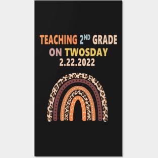Teaching 2nd Grade On Twosday 2-22-22 February 22nd  2022 Event Teachers Gift Posters and Art